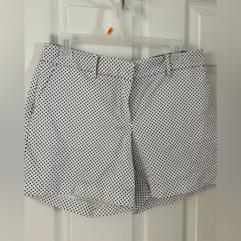 Nautica White and Black Polka Dot Women's Shorts